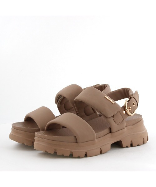 「HIMIKO」 フラットサンダル MEDIUM アイボリー レディース_画像3