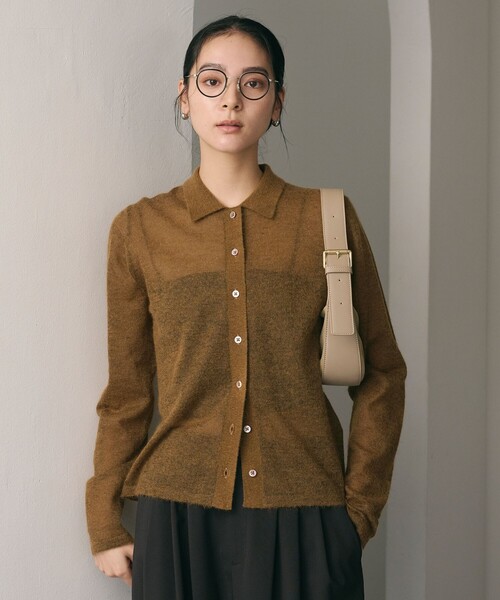 BEAUTY&YOUTH モヘヤ カーディガン Mナチュラル BEAUTY&YOUTH モヘヤ カーディガン Mナチュラル BEAUTY&YOUTH