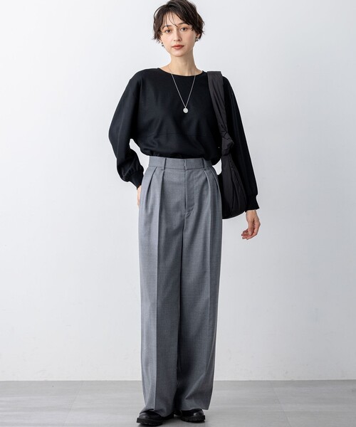 23区（ニジュウサンク） ワイドパンツ パンツ 「セットアップ対応」TW