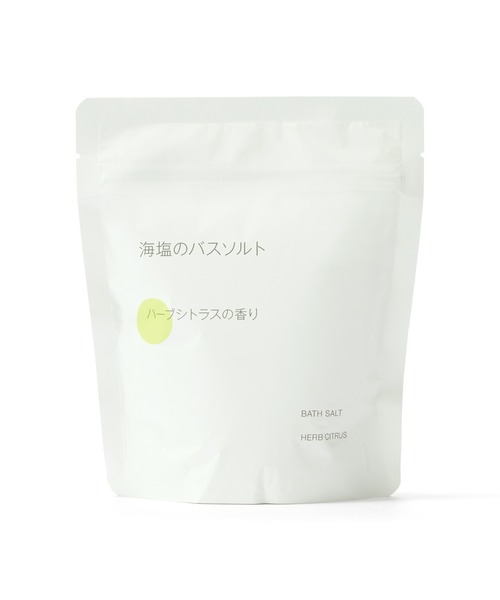 無印良品（MUJI） 入浴剤 海塩のバスソルト ハーブシトラスの香り