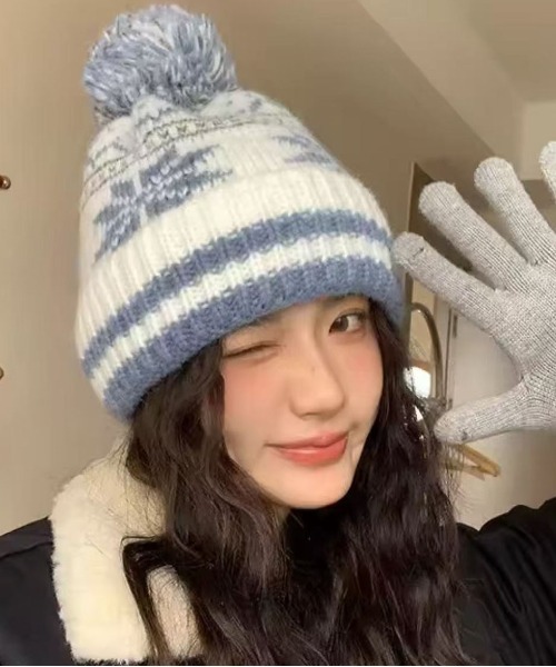 SORUTT（ソルト） ニット帽 ニットキャップ 「 」 ノルディック柄