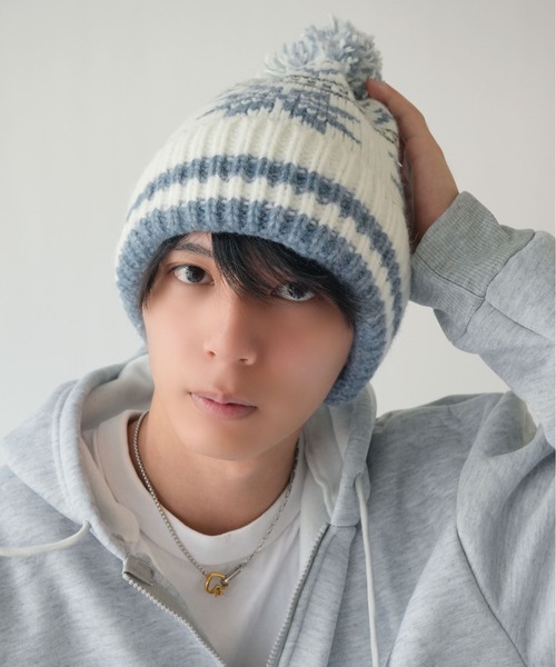 SORUTT（ソルト） ニット帽 ニットキャップ 「 」 ノルディック柄