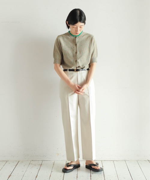 「NOMBRE IMPAIR」 ニットカーディガン FREE グリーン レディース_画像3