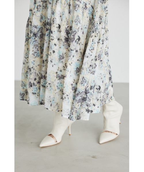 「rienda」 フレアスカート SMALL パープル レディース_画像5