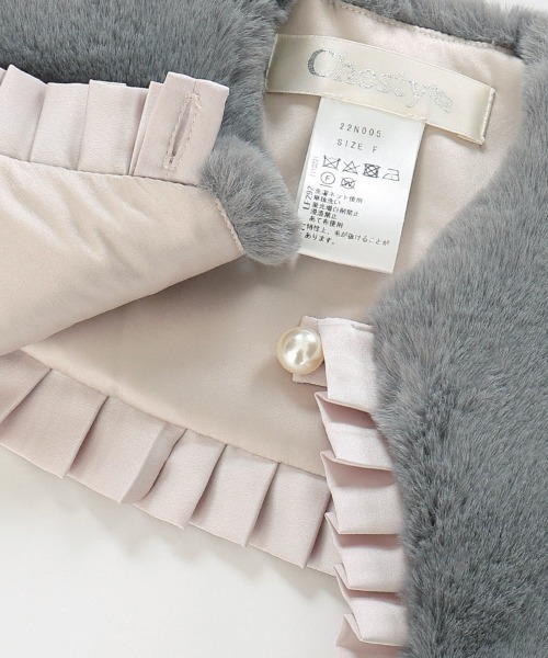 Chesty（チェスティ） つけ襟 付け襟 ファー付け襟 : ZOZOTOWN Yahoo