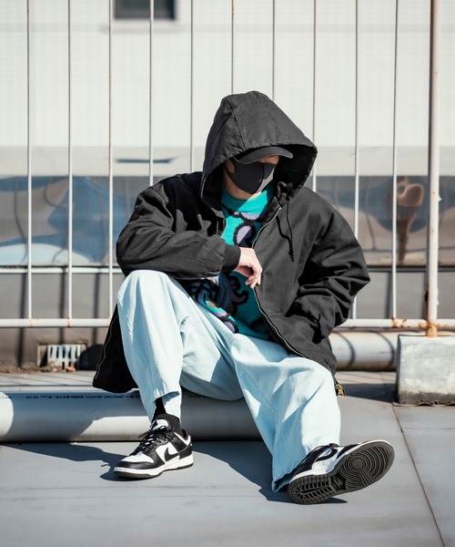 「improves」 「HALHAM」ジップアップブルゾン MEDIUM ブラック メンズ_画像3