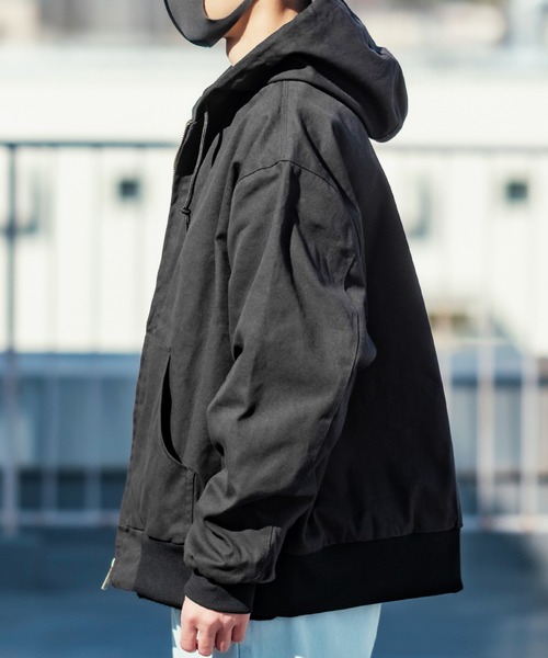 「improves」 「HALHAM」ジップアップブルゾン MEDIUM ブラック メンズ_画像5