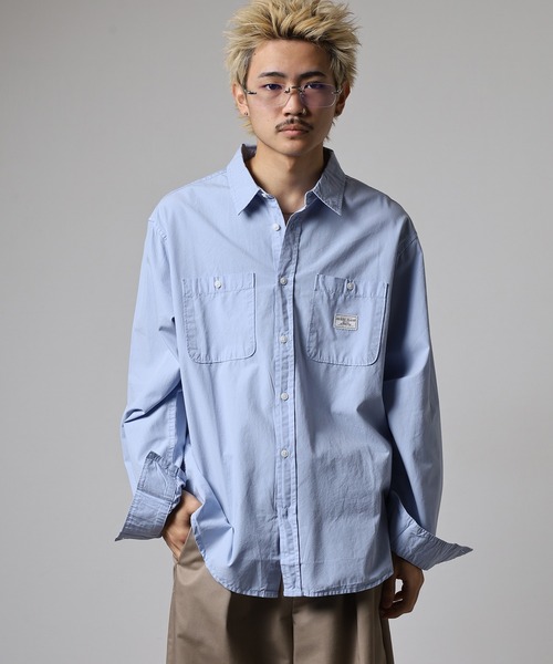シャツ GUESS JEANS GJ SS REG POCKET SHIRT ゲス ダブル胸ポケット