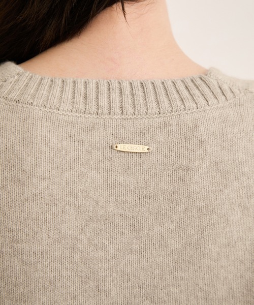 LE CERCLE par rope' ニット セーター カシミア混Vネックニットプル