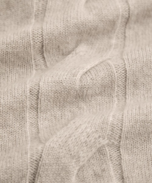 LE CERCLE par rope' ニット セーター カシミア混Vネックニットプル