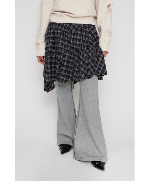 LAGUA GEM（ラグアジェム） スカート FRILL CHECK スカート : ZOZOTOWN