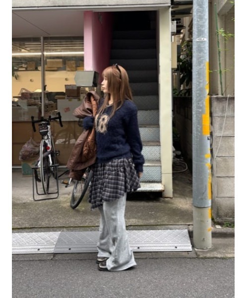 LAGUA GEM（ラグアジェム） スカート FRILL CHECK スカート : ZOZOTOWN