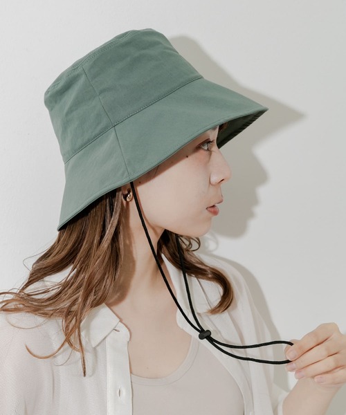 「SMELLY」 ハット - アイボリー レディース_画像2