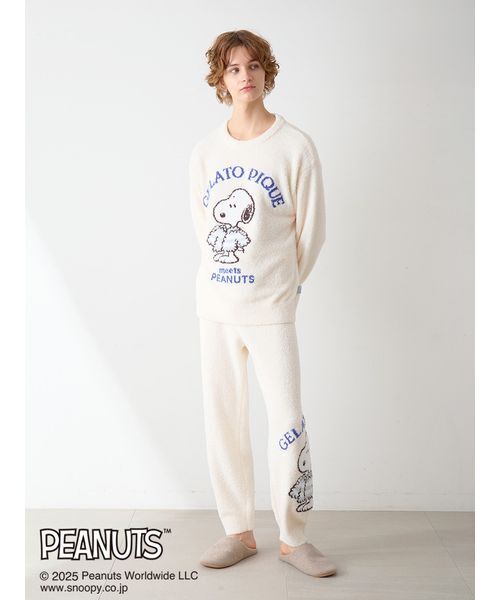 gelato pique（ジェラートピケ） パジャマ 「PEANUTS」「HOMME