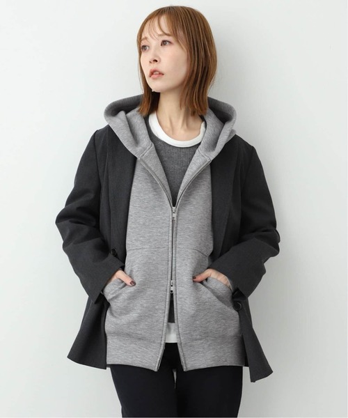 SLOBE IENA（スローブイエナ） ジップアップパーカー FREE グレー