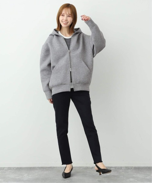 スローブイエナ　グレー フリーサイズ ジップアップパーカー SLOBE IENA（スローブイエナ） ジップアップパーカー FREE グレー