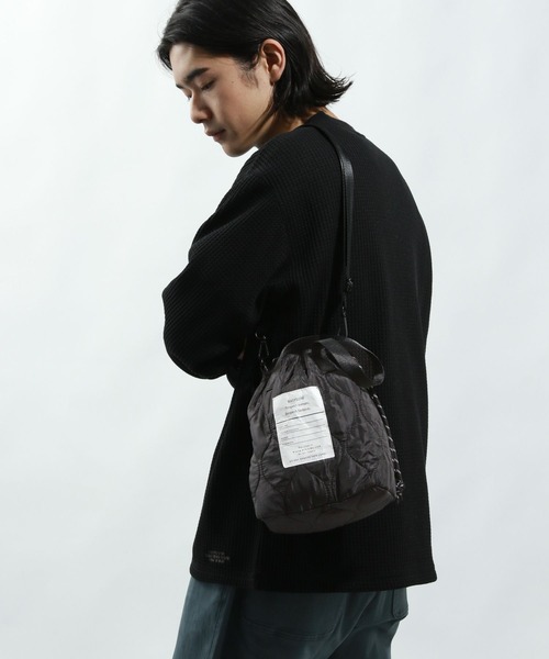 BAYFLOW（ベイフロー） ショルダーバッグ ミリタリーキルト巾着