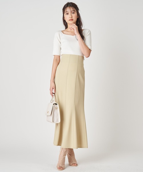 「ROYAL PARTY」 半袖ニット FREE ホワイト レディース_画像3