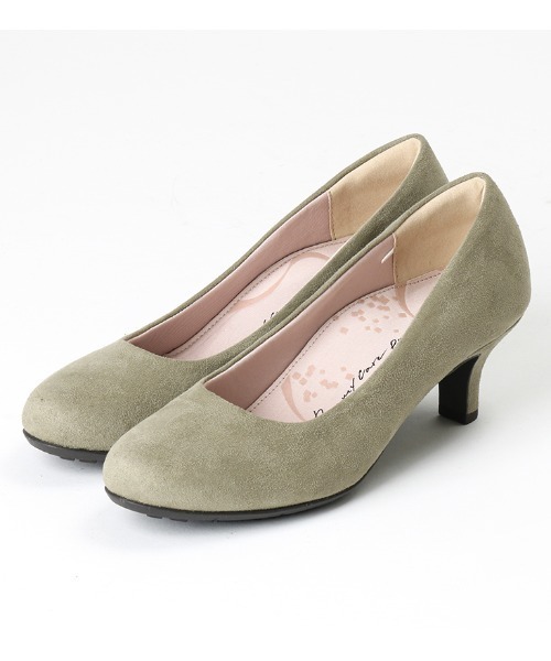 「Lady worker」 パンプス 23.0cm ライトグレー レディース_画像9