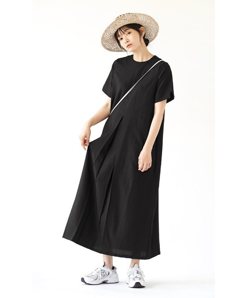 「e-zakkamania stores」 半袖ワンピース M キャメル レディース_画像5