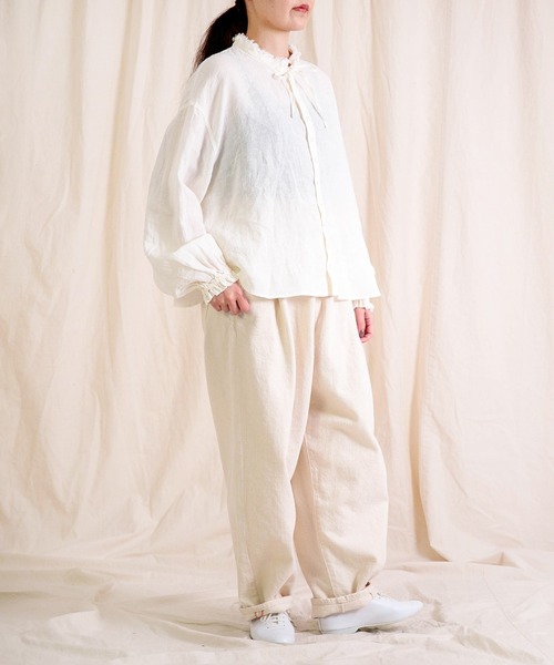 Brocante リネンシャツ ブラウス シャツ 「Brocante / ブロカント