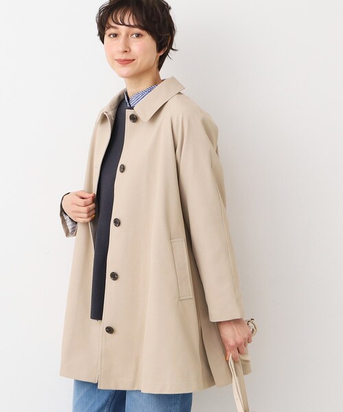 「Dessin」 ステンカラーコート 03 ベージュ レディース_画像3