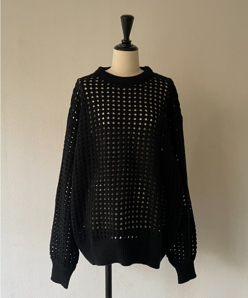 「AIC.」 長袖ニット FREE ブラック レディース_画像5