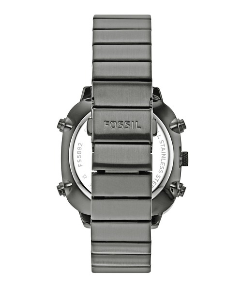 FOSSIL（フォッシル） デジタル腕時計 FREE シルバー メンズ