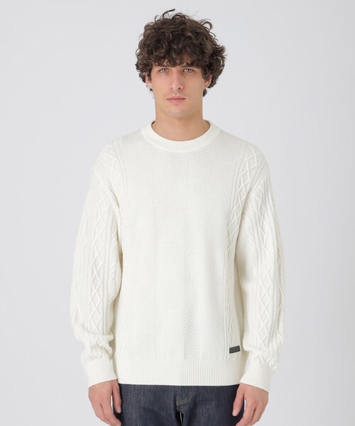 ブラックレーベルクレストブリッジ カシミヤミックススタンドネックニット Lサイズ ブラックレーベルクレストブリッジ カシミヤミックススタンドネック