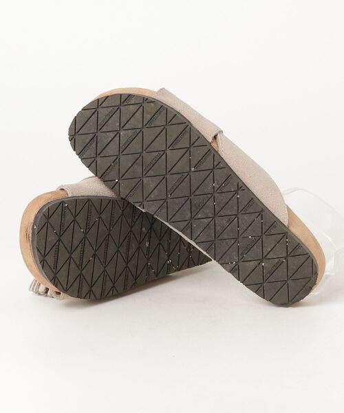 「Minnetonka」 フラットサンダル 5 ベージュ レディース_画像3