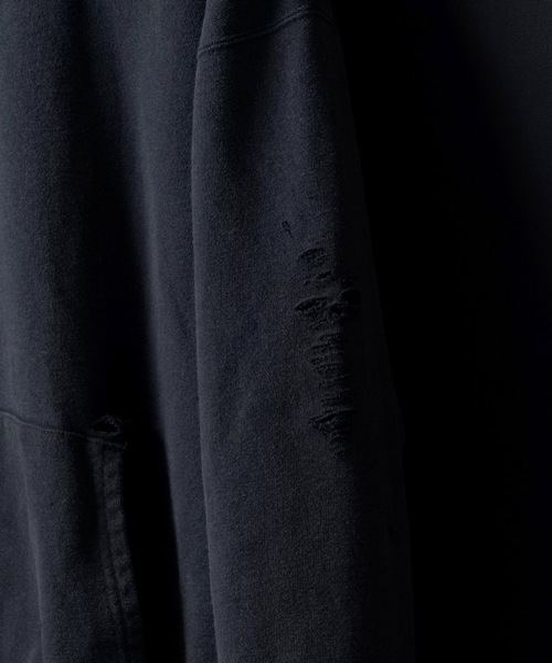 「NUMBER (N)INE DENIM」 ジップアップパーカー 3 ブラック メンズ_画像6