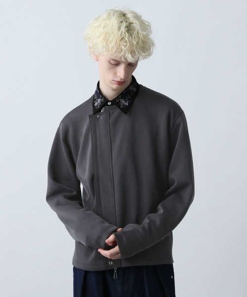 HARE カーディガン HARE（ハレ） カーディガン レイヤードZIPスウェットカーディガン(HARE