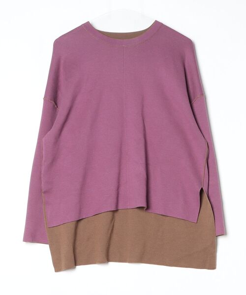 「Rouge vif」 長袖ニット フリー ブラウン レディース_画像3