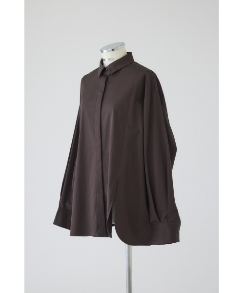 RIM.ARK ブラウス シャツ Oversized asymmetry SH オーバーサイズド