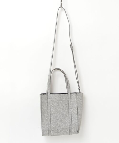 BALENCIAGA（バレンシアガ）ショルダー&クラッチ　2wayバッグ BALENCIAGA（バレンシアガ） 2WAYバッグ - シルバー レディース