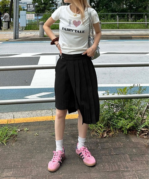 「sedacle girl」 ハーフパンツ MEDIUM ブラック レディース_画像7