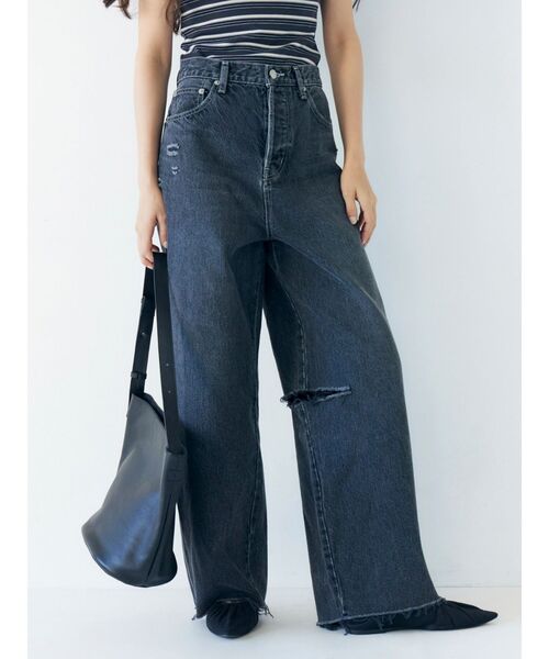 Ungrid（アングリッド） ジーンズ デニム デニムパンツ クラッシュ