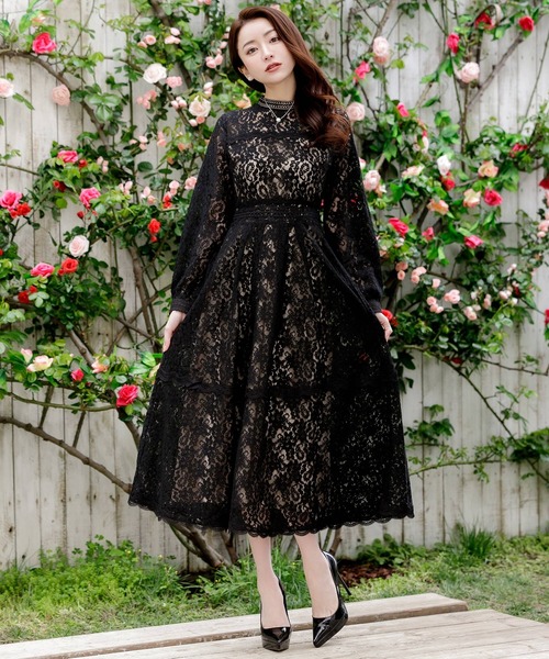 「emiriawiz」 長袖ワンピース SMALL ベージュ レディース_画像4