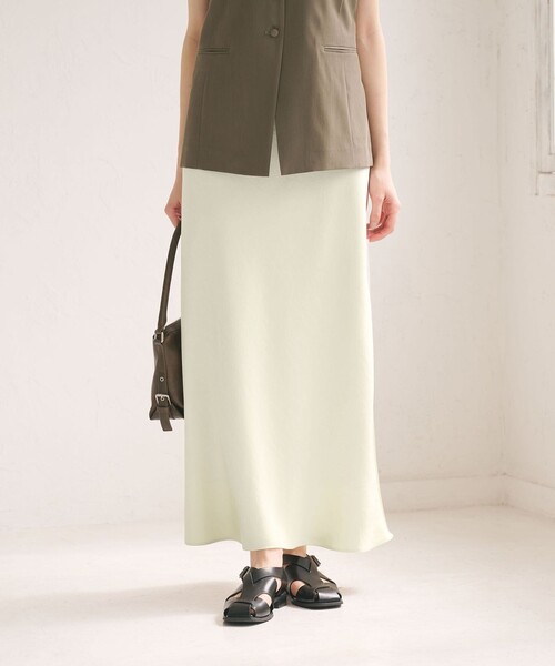 BEAUTY＆YOUTH UNITED ARROWS スカート ポリエステルサテン マーメイド