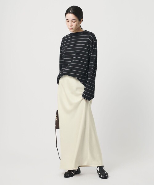 BEAUTY&YOUTH UNITEDARROWSマーメイドフレアスカート BEAUTY＆YOUTH UNITED ARROWS スカート ポリエステルサテン マーメイド