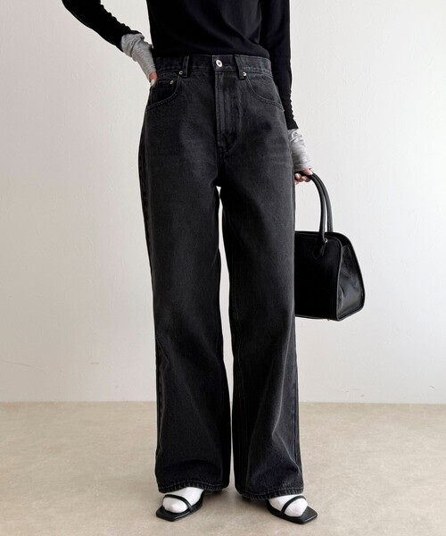 ジーンズ デニム デニムパンツ 「待望の新色＆サイズ展開追加／@sora_522m企画」BASIC STRAIGHT DENIM レディースの画像