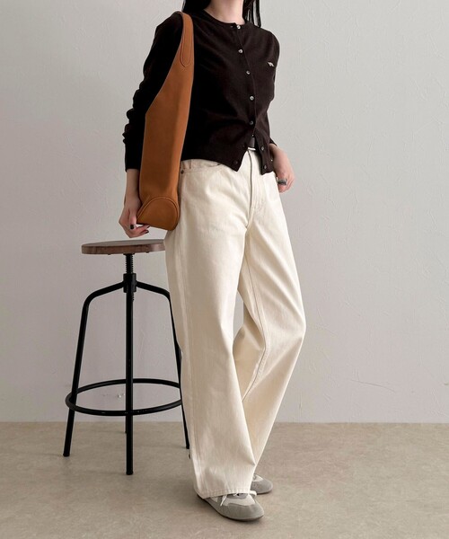 ジーンズ デニム デニムパンツ 「待望の新色＆サイズ展開追加／@sora_522m企画」BASIC STRAIGHT DENIM レディースの画像