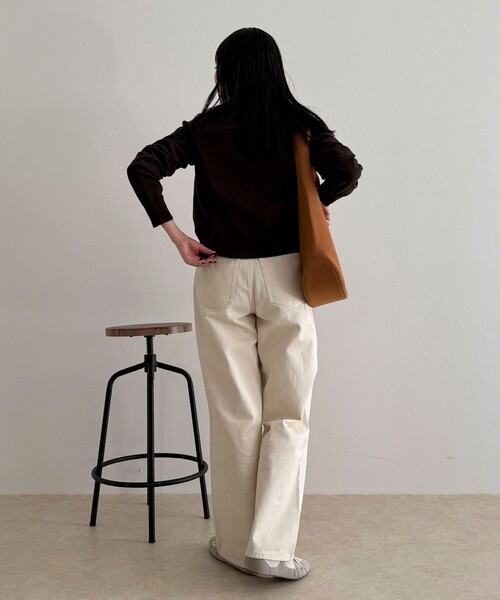 ジーンズ デニム デニムパンツ 「待望の新色＆サイズ展開追加／@sora_522m企画」BASIC STRAIGHT DENIM レディースの画像