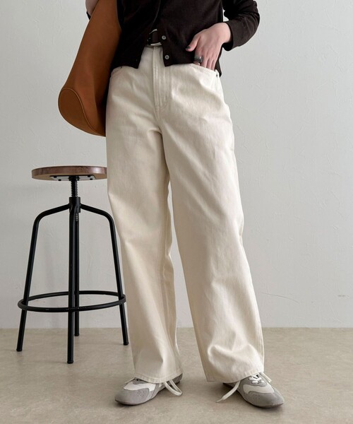 ジーンズ デニム デニムパンツ 「待望の新色＆サイズ展開追加／@sora_522m企画」BASIC STRAIGHT DENIM レディースの画像