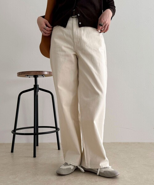 ジーンズ デニム デニムパンツ 「待望の新色＆サイズ展開追加／@sora_522m企画」BASIC STRAIGHT DENIM レディースの画像