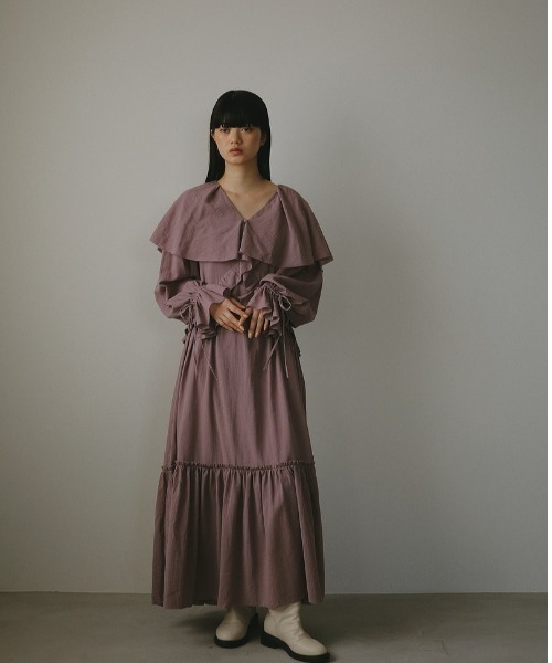 「CASA FLINE」 長袖ワンピース FREE ピンク レディース_画像5