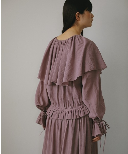 「CASA FLINE」 長袖ワンピース FREE ピンク レディース_画像8