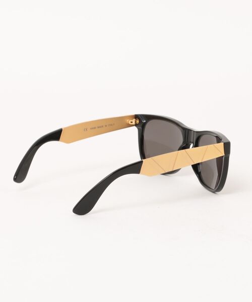 スーパー サングラス 「SUPER」メタルコンビ ブラックサングラス