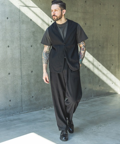 MR.OLIVE（ミスターオリーブ） ベスト ジレ RINSE WASH 6oz SUPER