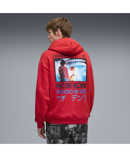 PUMA メンズパーカー（色：レッド系）｜トップス｜ファッション 通販